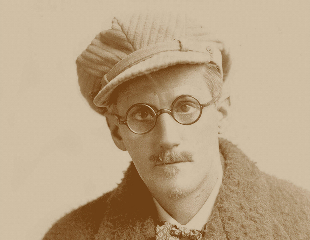 Irish novelist James Joyce (photograph via Alamy)